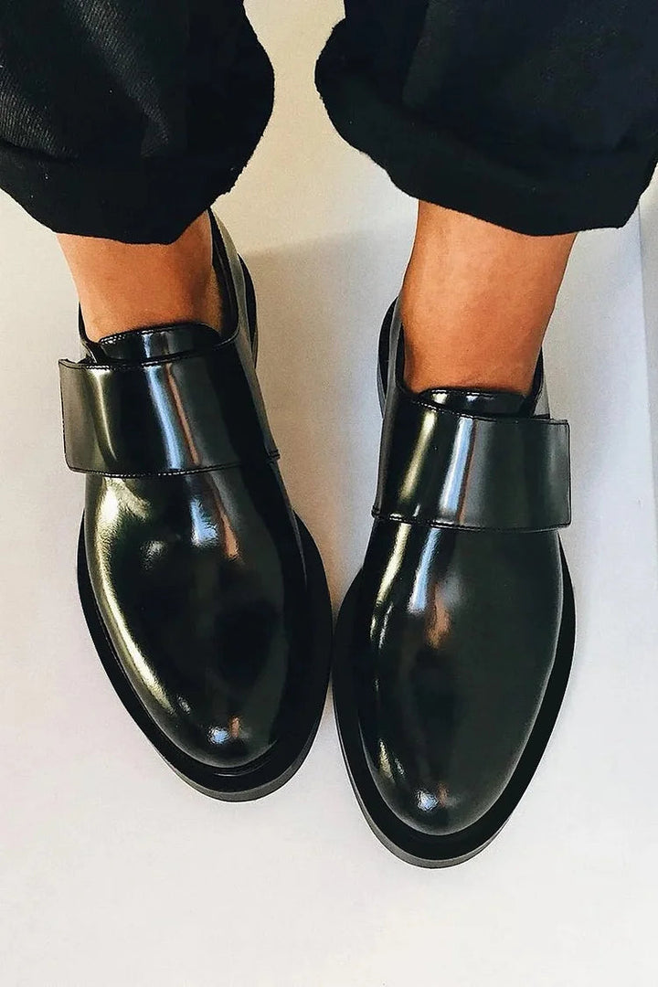 Thea - Glossy Elegance Loafers