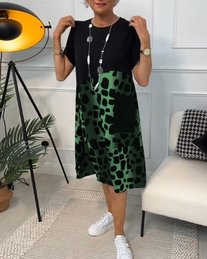 Sherlene - Leopard Print Dress