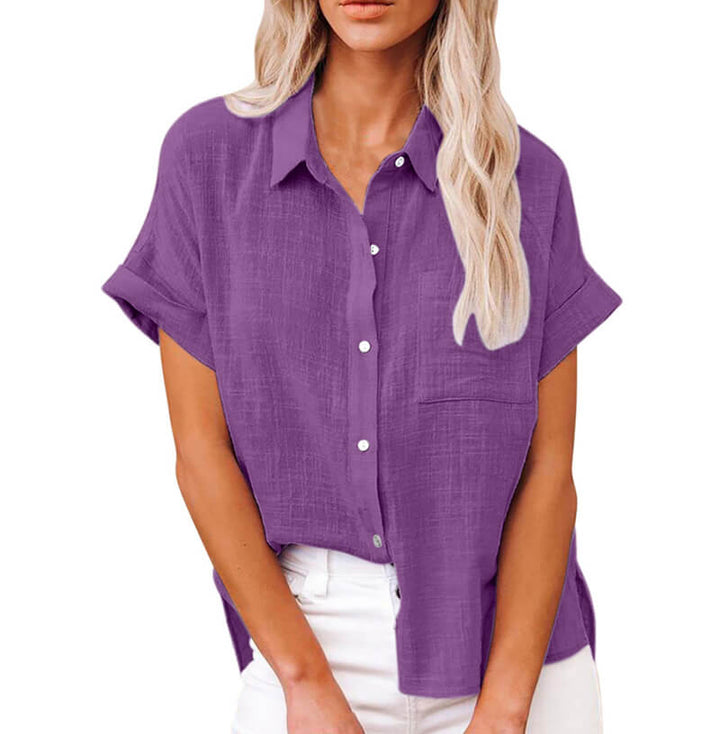 Miraqua - Timeless Button-Up Blouse