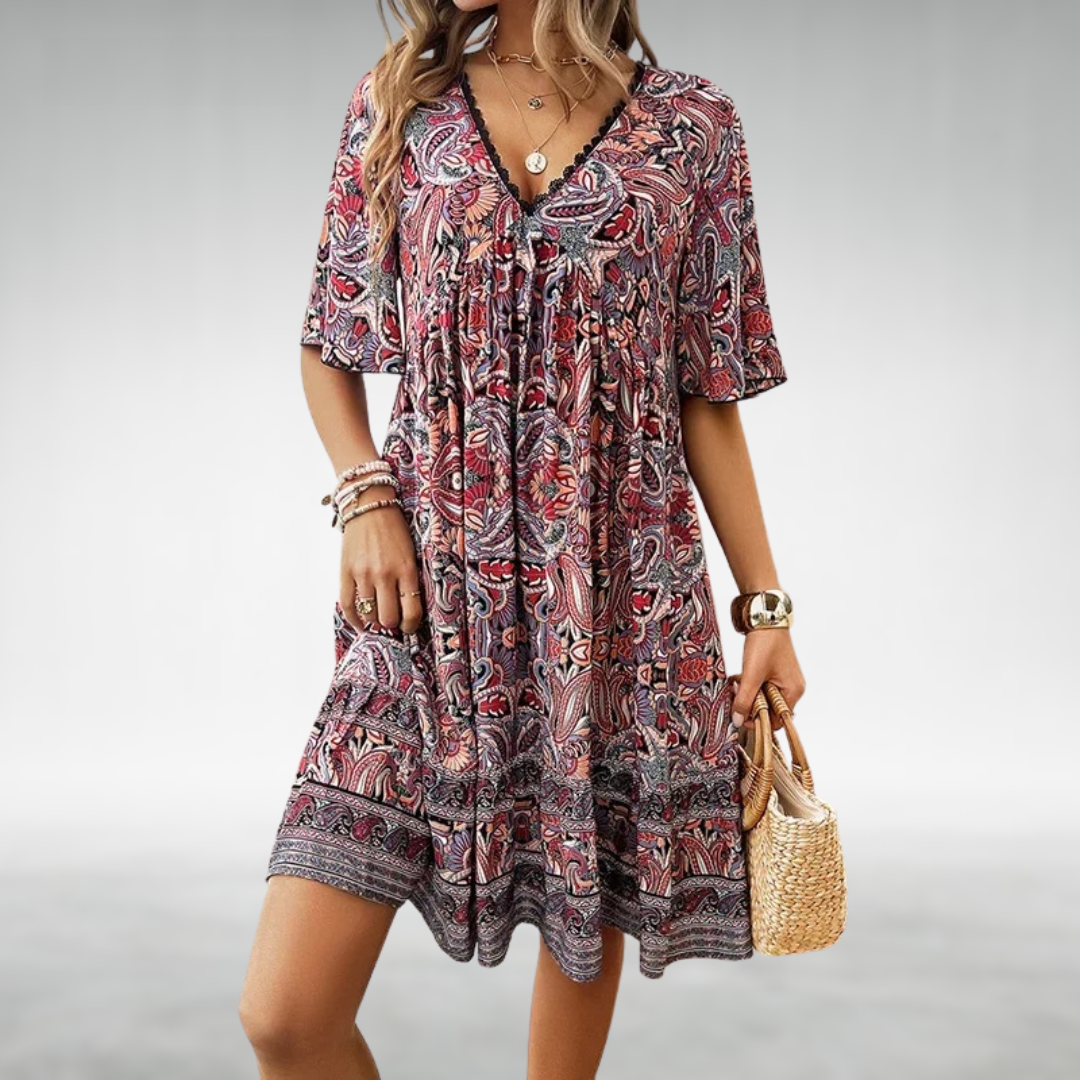 Quinley  - Boho Swing Dress