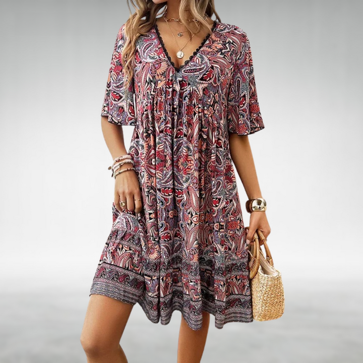 Quinley  - Boho Swing Dress