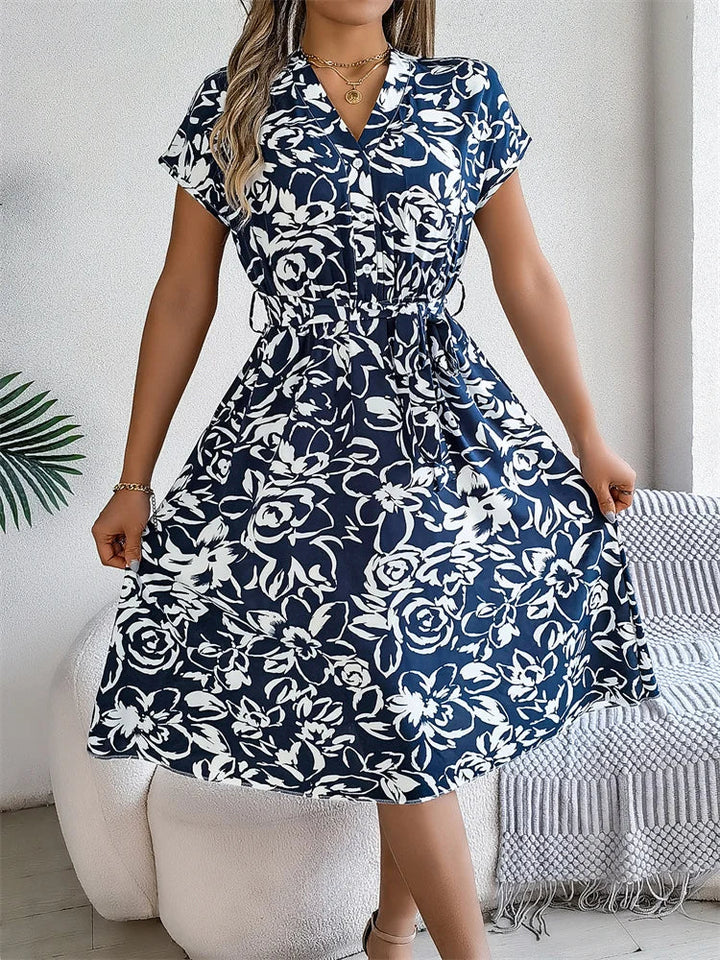 Junie - Floral Printed Dress