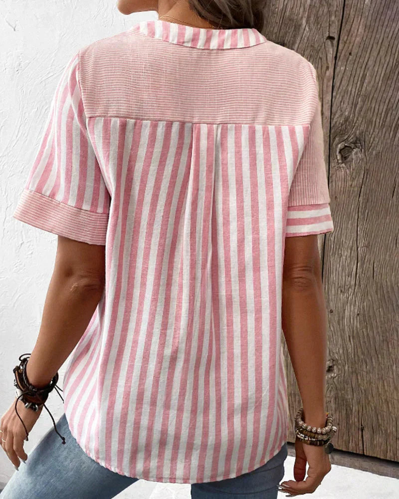 Maveline - Classic Striped Top
